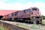 Lake Superior & Ishpeming U23C's #2304 & #2303 with RSD15 #2402